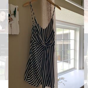 Stripped Cocktail Dress